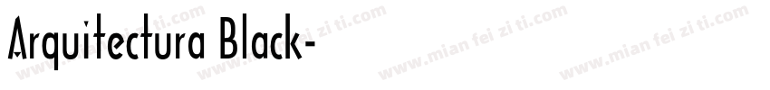 Arquitectura Black字体转换